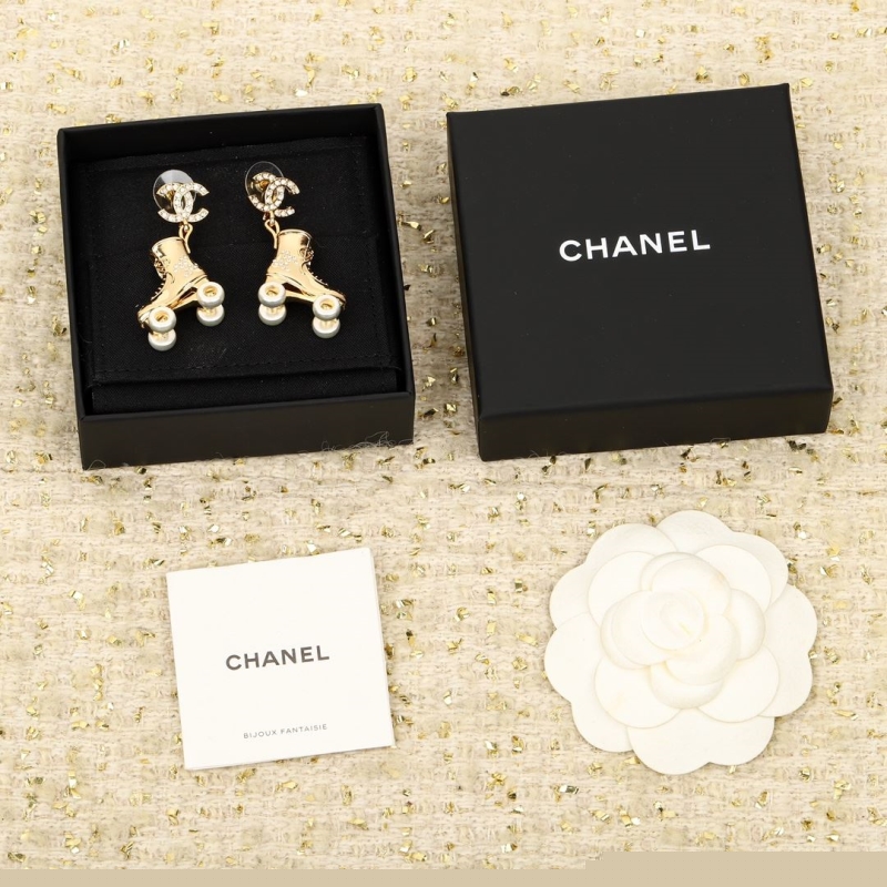 Ch*el earrings